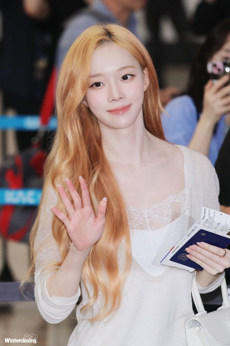 오늘 출국하는 에스파 윈터