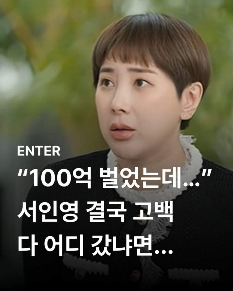 서인영 전성기 시절 수입