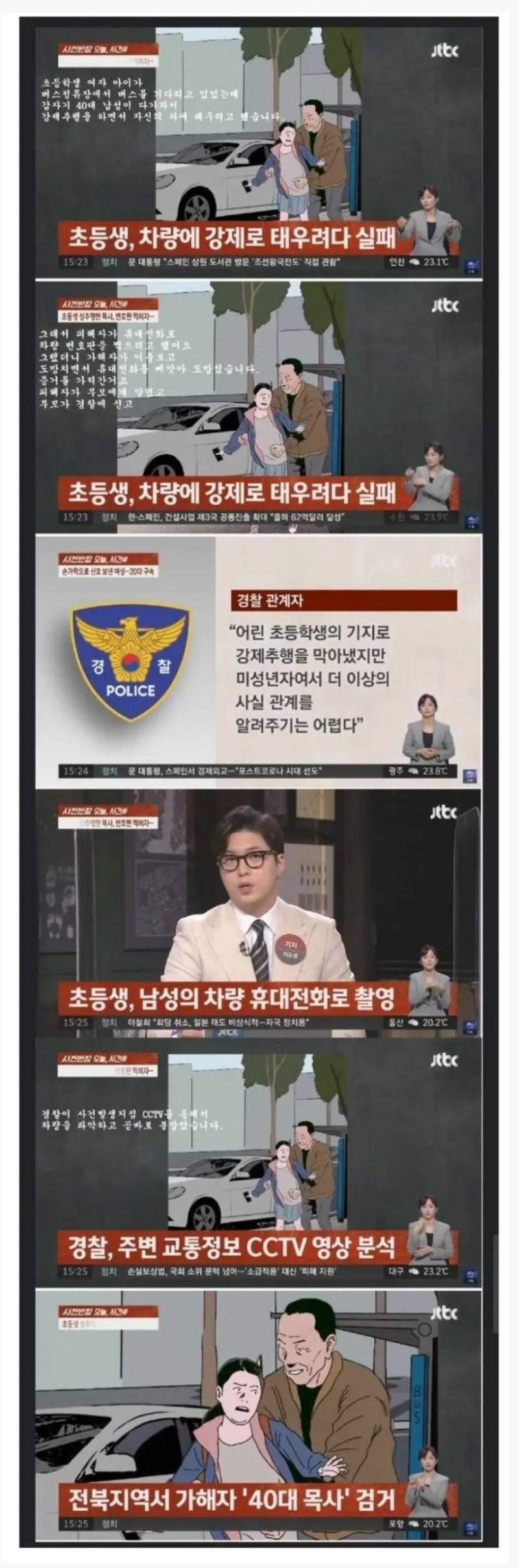 여초딩 납치 성폭행 미수범의 정체