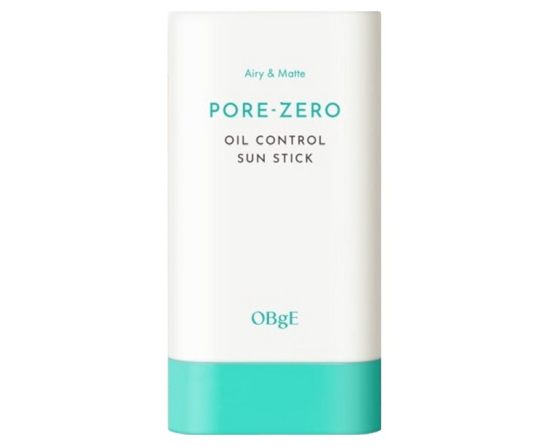 OBge 포어제로 오일 컨트롤 선스틱 SPF50+ PA++++