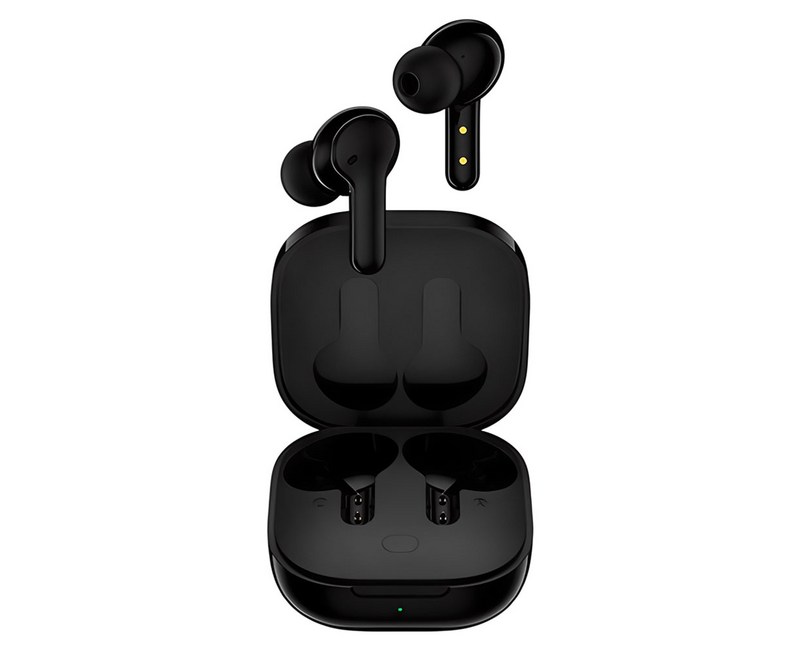 QCY 블루투스 이어폰, QCY-T13 APP, 블랙, 8시간