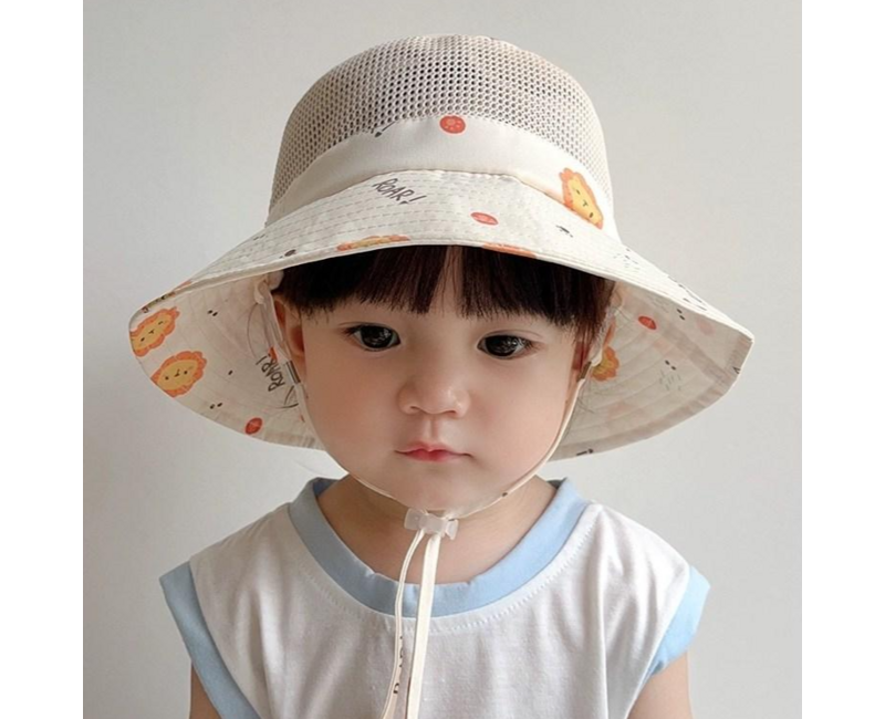 블랙체리 아동용 캐릭터 매쉬 벙거지 모자