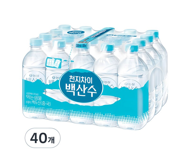백산수 무라벨 생수