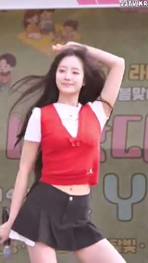 블랙 주름 치마 엉밑살 하이키 서이