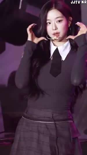 카라 초커 넥타이 묵직 가슴 볼륨감 트리플에스 김채연.mp4