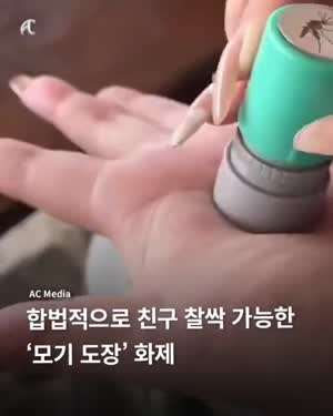 합법적으로 몰래 고의로 때릴수있는 모기도장.mp4